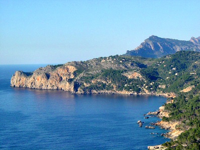 A stretch of the coast of Deià