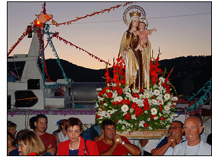 "Festes del Carme": maritime processions and celebrations