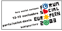 European Social Forum 2003