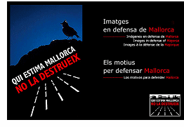 Manifestaci: Qui estima Mallorca no la destrueix