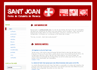 Web of the Sant Joan fiestas in Ciutadella 2005