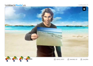 Rafa Nadal promotes the Balearic Islands 