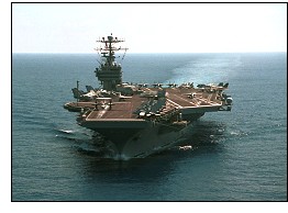  The aircraft carrier "George Washington" in Palma